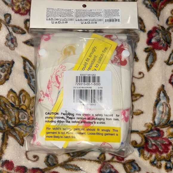 Baby Gap Disney Minnie Mouse Organic Cotton long sleeve PJ set sz 5 - Picture 4 of 6